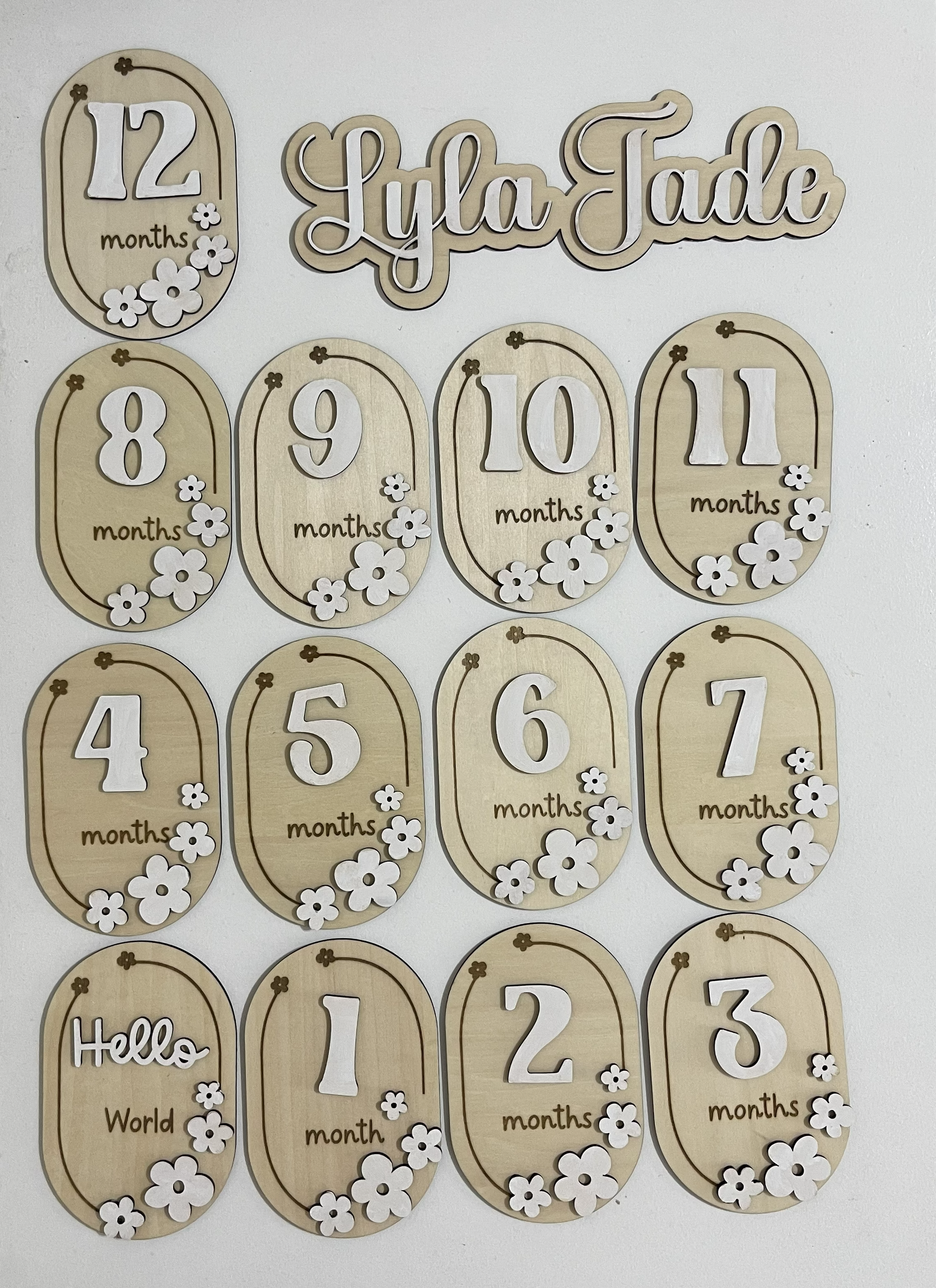 Laser Cut Wood Items