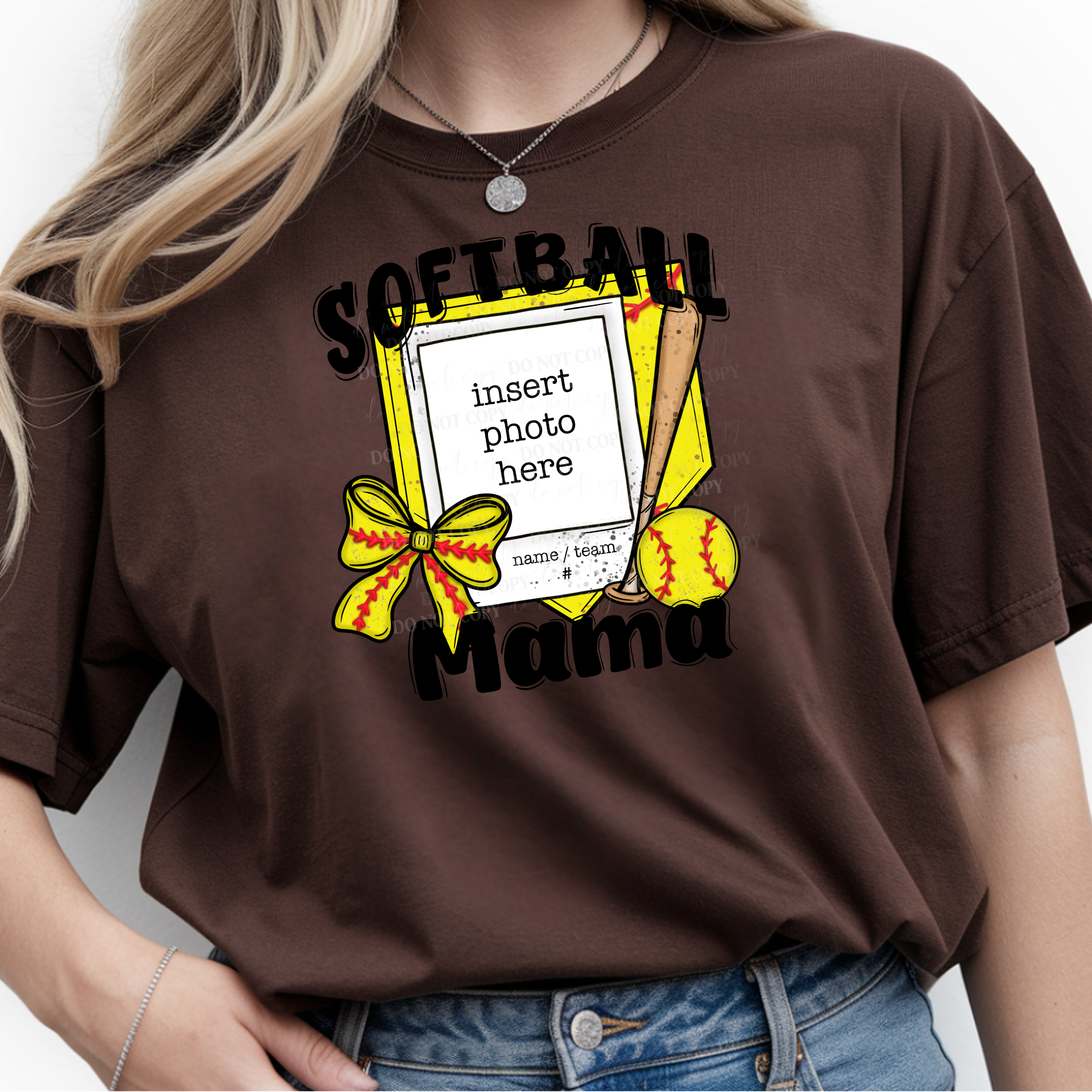 Customized Softball Mama